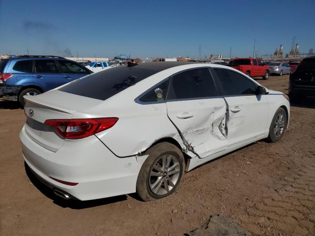 5NPE24AF4HH518038 - 2017 HYUNDAI SONATA SE WHITE photo 3