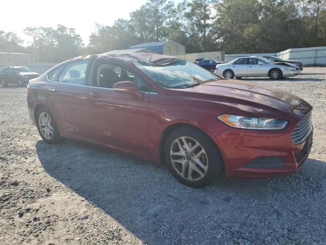 3FA6P0H78ER376837 - 2014 FORD FUSION SE RED photo 4