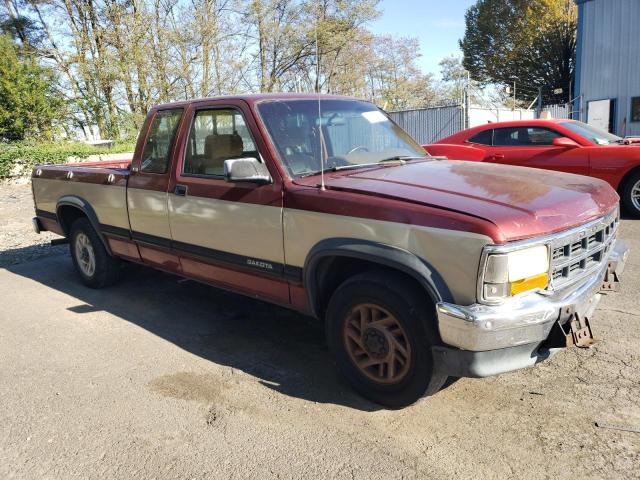 1B7FL23X6PS188270 - 1993 DODGE DAKOTA BURGUNDY photo 4