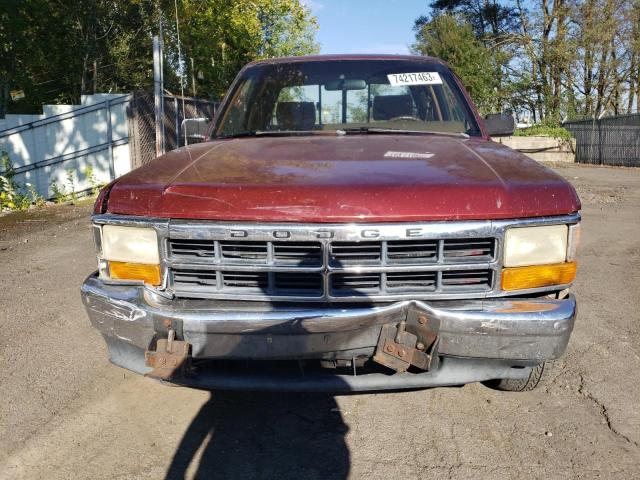 1B7FL23X6PS188270 - 1993 DODGE DAKOTA BURGUNDY photo 5