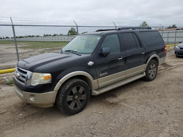 1FMFK18588LA59667 - 2008 FORD EXPEDITION EL EDDIE BAUER BLACK photo 1