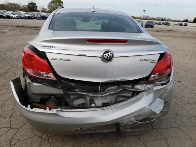 W04GN5ECXB1130908 - 2011 BUICK REGAL CXL SILVER photo 6