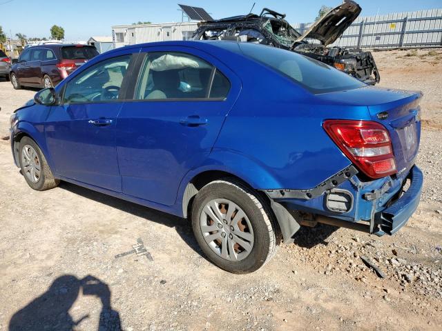 1G1JB5SH0H4156826 - 2017 CHEVROLET SONIC LS 蓝色 照片 2