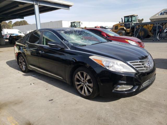 KMHFG4JG1DA226858 - 2013 HYUNDAI AZERA BLACK photo 4