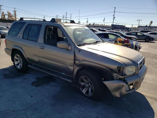 JN8DR09X34W809555 - 2004 NISSAN PATHFINDER LE GRAY photo 4