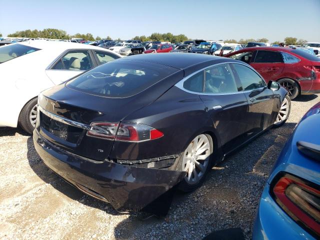 5YJSA1E12HF189809 - 2017 TESLA MODEL S Negro foto 3