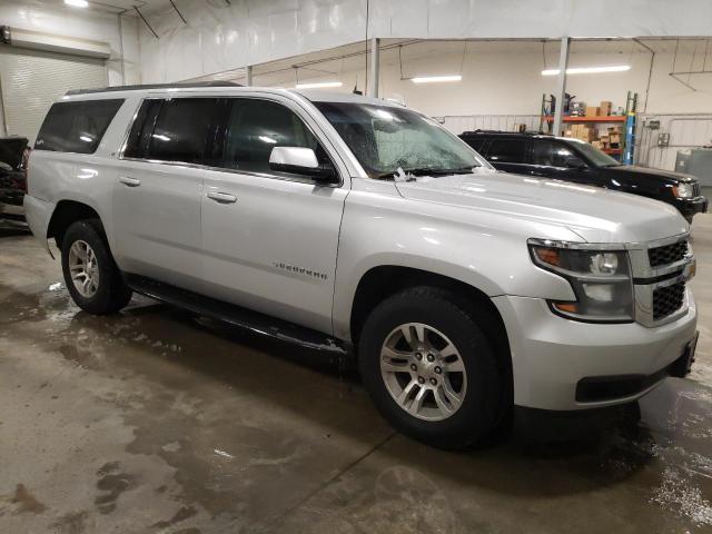 1GNSKHKC8KR353553 - 2019 CHEVROLET SUBURBAN K1500 LT SILVER photo 4