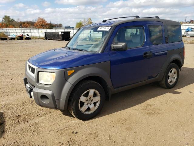 5J6YH18564L006417 - 2004 HONDA ELEMENT EX BLUE photo 1