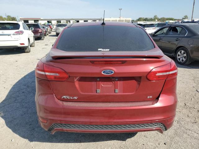 1FADP3F24HL321000 - 2017 FORD FOCUS SE RED photo 6