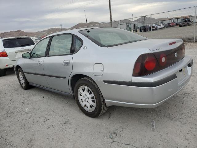 2G1WF55E719104401 - 2001 CHEVROLET IMPALA SILVER photo 2