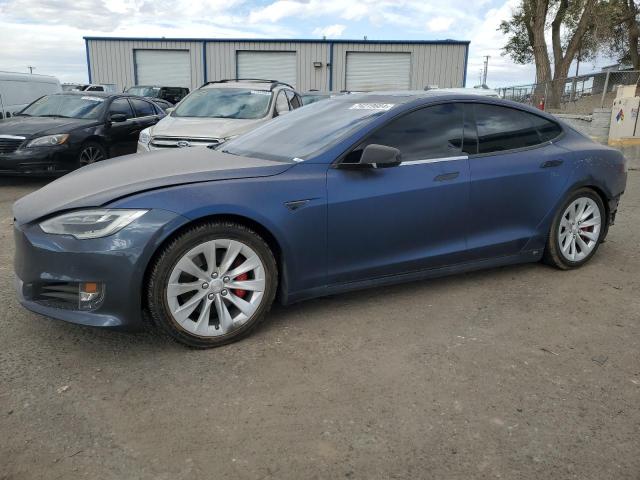 5YJSA1E48GF161554 - 2016 TESLA MODEL S BLUE photo 1