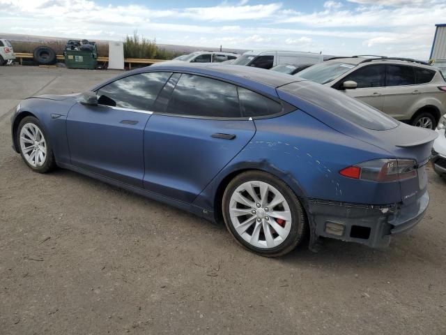 5YJSA1E48GF161554 - 2016 TESLA MODEL S BLUE photo 2