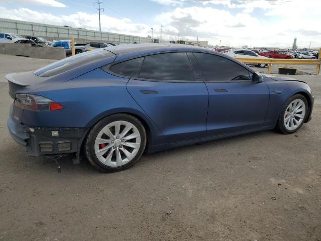 5YJSA1E48GF161554 - 2016 TESLA MODEL S BLUE photo 3