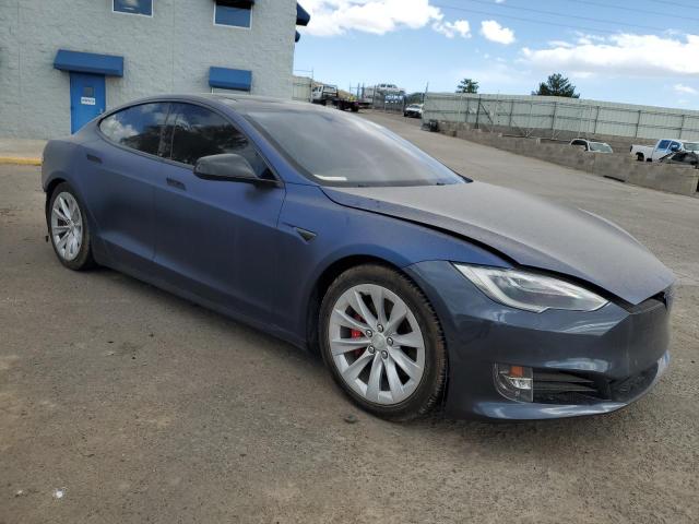 5YJSA1E48GF161554 - 2016 TESLA MODEL S BLUE photo 4