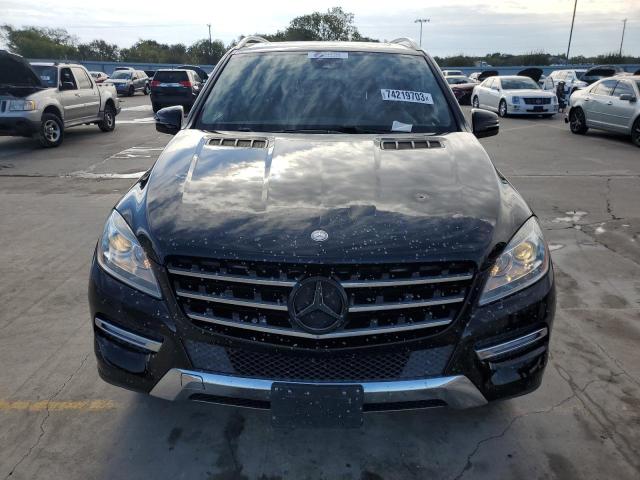 4JGDA5HB6CA062899 - 2012 MERCEDES-BENZ ML 350 4MATIC BLACK photo 5