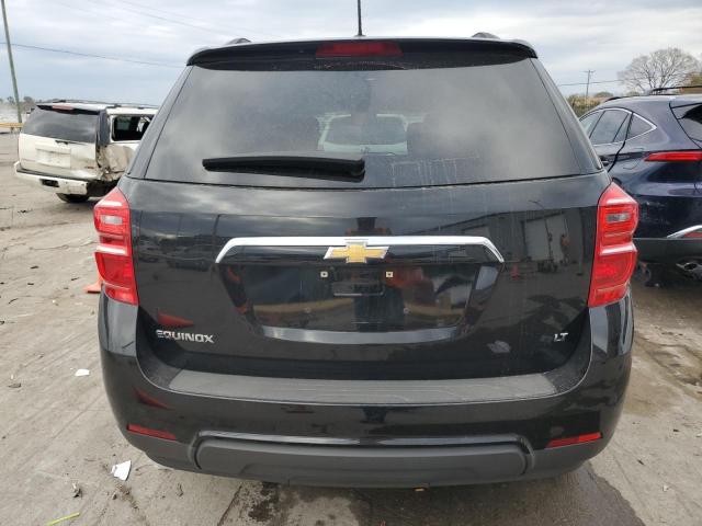 2GNALCEK6H6169988 - 2017 CHEVROLET EQUINOX LT BLACK photo 6