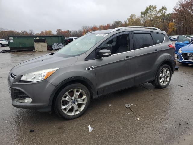 1FMCU9JX7EUB03882 - 2014 FORD ESCAPE TITANIUM GRAY photo 1