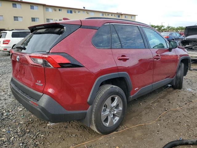 4T3LWRFV1RU120188 - 2024 TOYOTA RAV4 LE RED photo 3