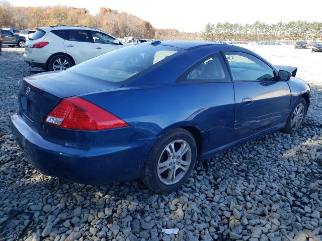 1HGCM726X6A023334 - 2006 HONDA ACCORD EX BLUE photo 3