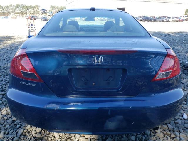 1HGCM726X6A023334 - 2006 HONDA ACCORD EX BLUE photo 6