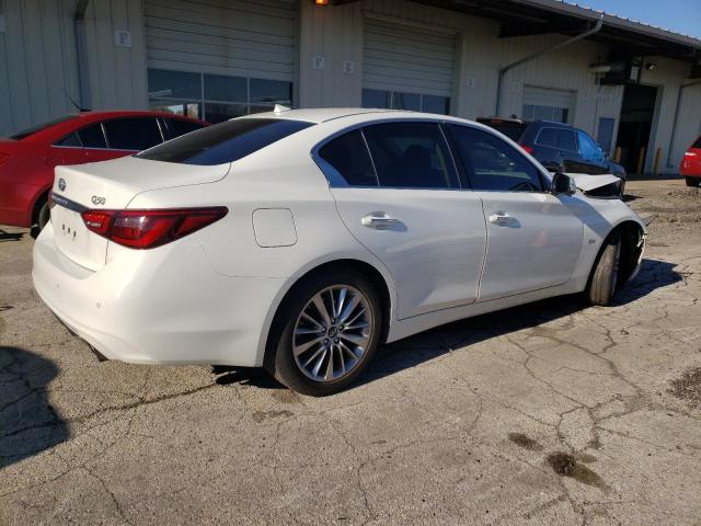 JN1EV7AR5KM551536 - 2019 INFINITI Q50 LUXE WHITE photo 3