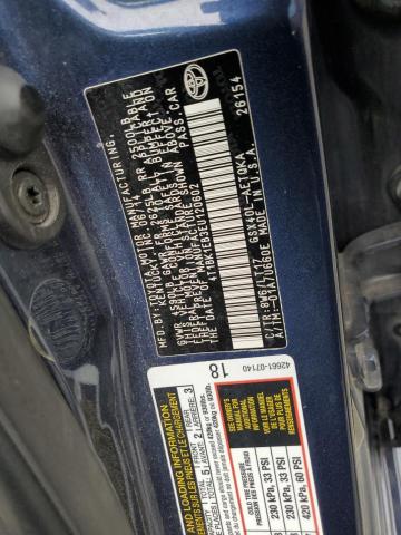 4T1BK1EB3EU120602 - 2014 TOYOTA AVALON BASE 蓝色 照片 12