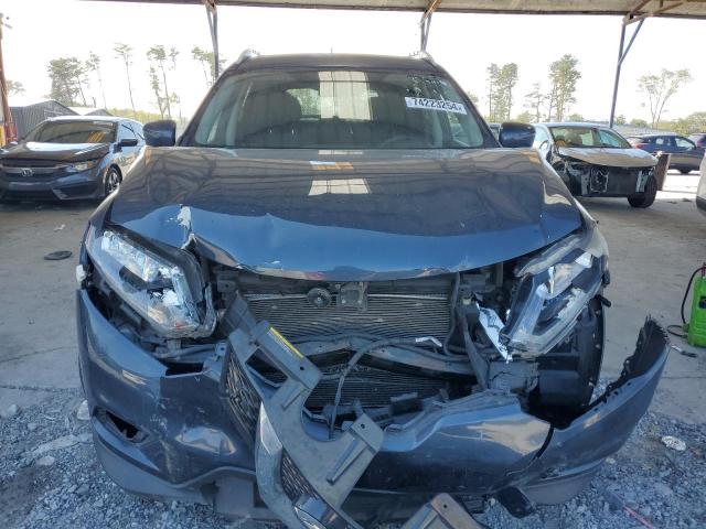 KNMAT2MT0GP717415 - 2016 NISSAN ROGUE S BLUE photo 5