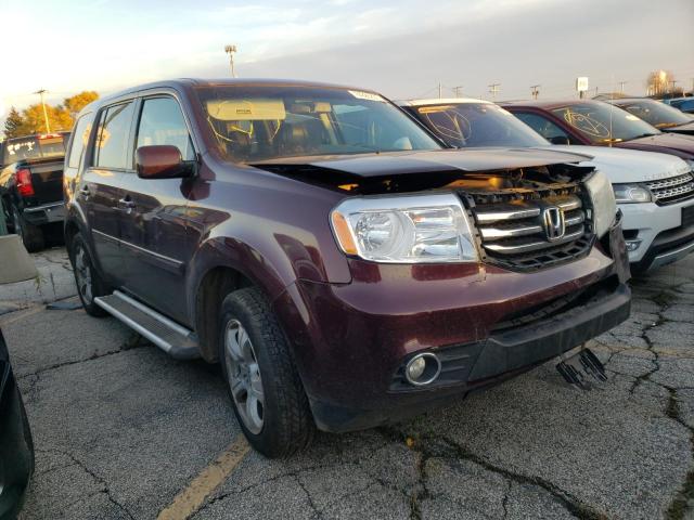 5FNYF4H62CB051183 - 2012 HONDA PILOT EXL BURGUNDY photo 4