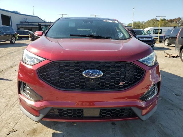 2FMPK4AP6KBB13671 - 2019 FORD EDGE ST MAROON photo 5