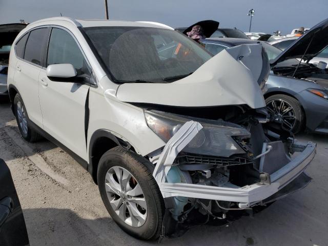 5J6RM3H76EL032479 - 2014 HONDA CR-V EXL WHITE photo 4