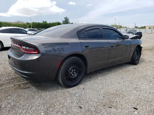 2C3CDXKG2MH668991 - 2021 DODGE CHARGER POLICE GRAY photo 3