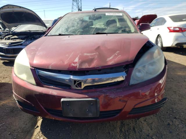 1G8ZS57N38F113976 - 2008 SATURN AURA XE RED photo 5