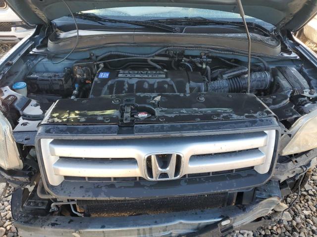 2HKYF18596H549876 - 2006 HONDA PILOT EX BLUE photo 11