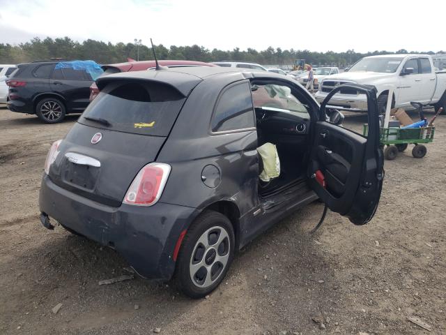 3C3CFFGE3GT144613 - 2016 FIAT 500 ELECTRIC GRAY photo 4