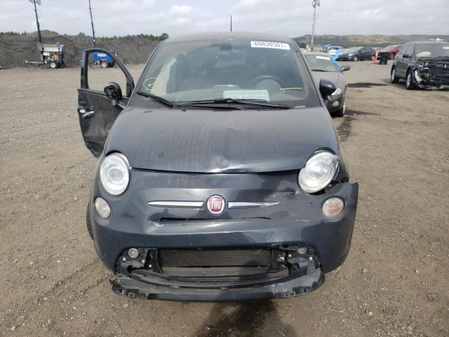 3C3CFFGE3GT144613 - 2016 FIAT 500 ELECTRIC GRAY photo 9