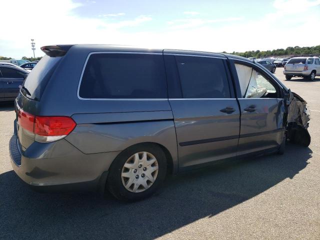 5FNRL3H25AB062714 - 2010 HONDA ODYSSEY LX GRAY photo 3