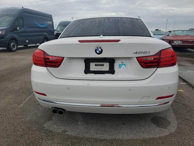 WBA3V5C54FP753854 - 2015 BMW 428 I WHITE photo 6