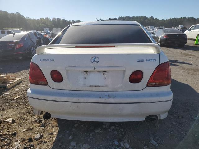 JT8BD69S610118087 - 2001 LEXUS GS 300 WHITE photo 6