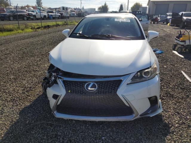 JTHKD5BH6B2044930 - 2011 LEXUS CT 200 WHITE photo 5