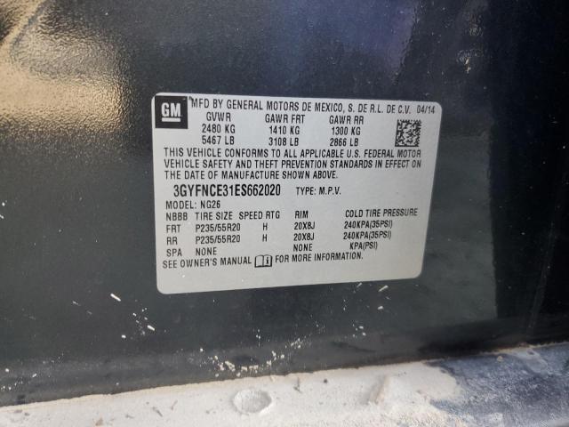 3GYFNCE31ES662020 - 2014 CADILLAC SRX PERFORMANCE COLLECTION Noir photo 14