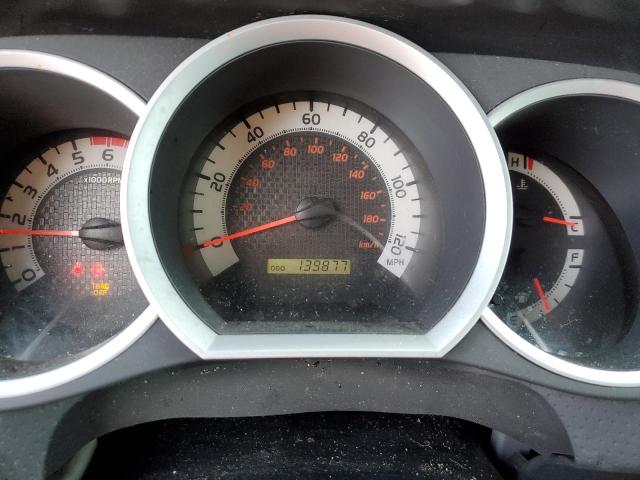 5TFJU4GN1EX058988 - 2014 TOYOTA TACOMA DOUBLE CAB PRERUNNER GRAY photo 9