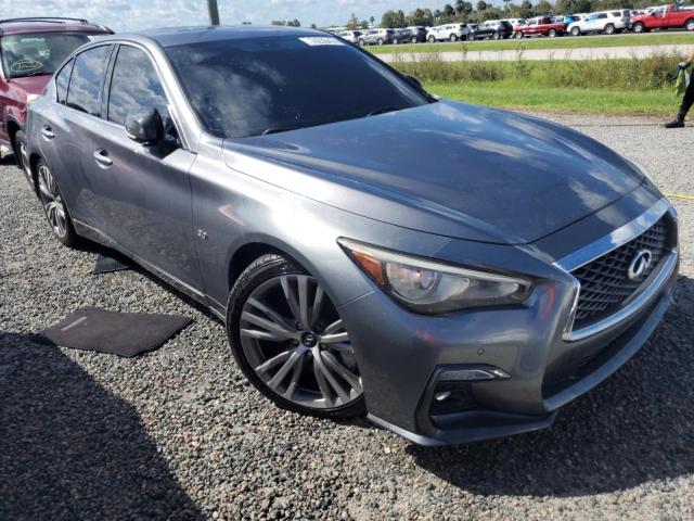 JN1EV7AP4KM510586 - 2019 INFINITI Q50 LUXE GRAY photo 4