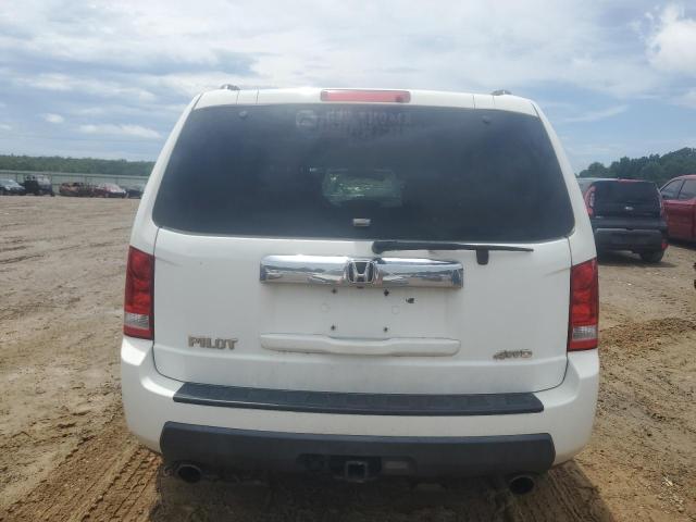 5FNYF4H57BB026673 - 2011 HONDA PILOT EXL WHITE photo 6