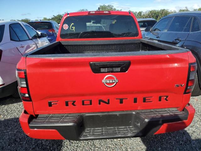 1N6ED1EJXPN645069 - 2023 NISSAN FRONTIER S RED photo 6