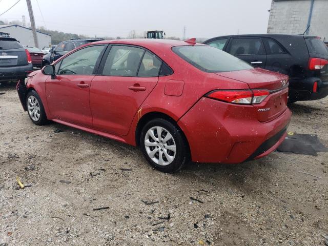 JTDEPRAEXLJ044795 - 2020 TOYOTA COROLLA LE RED photo 2