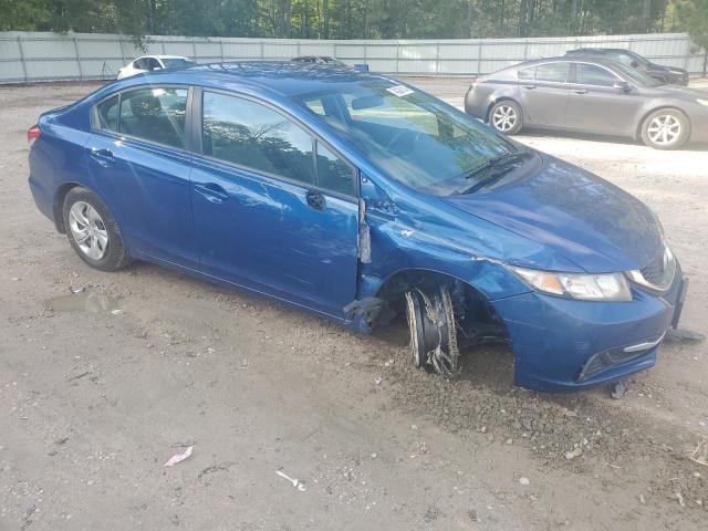 19XFB2F50FE049492 - 2015 HONDA CIVIC LX BLUE photo 4