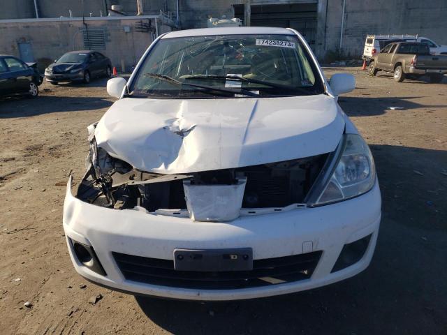 3N1BC1CP7BL510319 - 2011 NISSAN VERSA S WHITE photo 5