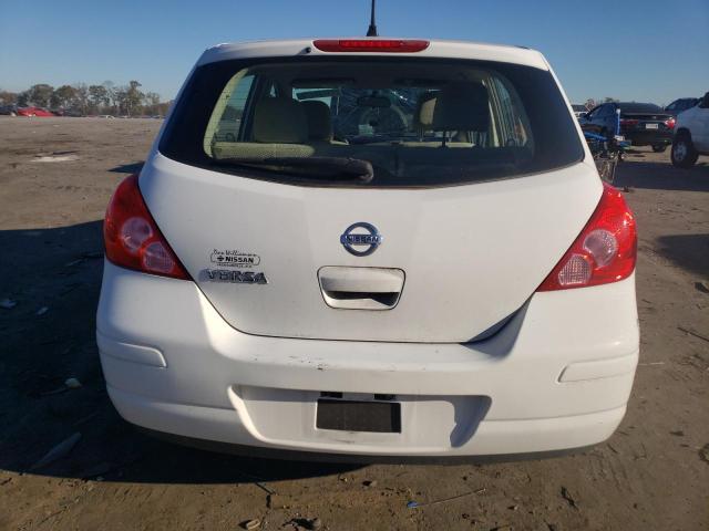 3N1BC1CP7BL510319 - 2011 NISSAN VERSA S WHITE photo 6