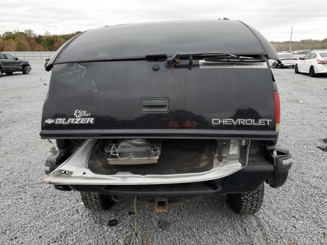 1GNDT13W0X2160030 - 1999 CHEVROLET BLAZER BLACK photo 6