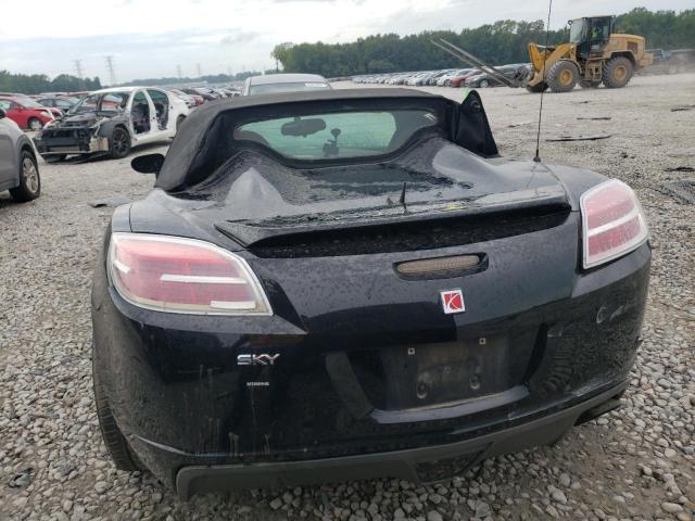 1G8MB35B37Y104009 - 2007 SATURN SKY BLACK photo 6